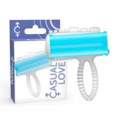 Comprar CASUAL LOVE - RING TONGUE VIBRATING AZUL al mejor precio - Envíos Discretos