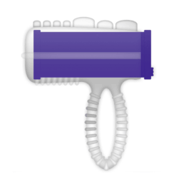 Comprar CASUAL LOVE - RING VIBRADOR LENGUA LILA al mejor precio - Envíos Discretos