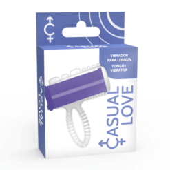 Comprar CASUAL LOVE - RING VIBRADOR LENGUA LILA al mejor precio - Envíos Discretos