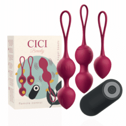 Comprar CICI BEAUTY - PREMIUM SILICONE 3 VIBRATING KEGEL BEADS REMOTE CONTROL al mejor precio - Envíos Discretos