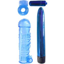 Comprar CLASSIX - KIT DE PLACER PARA PAREJAS AZUL al mejor precio - Envíos Discretos