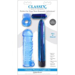 Comprar CLASSIX - KIT DE PLACER PARA PAREJAS AZUL al mejor precio - Envíos Discretos