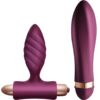 Comprar CLIMAXIMUM - DESIRE KIT VIBRADOR + PLUG ANAL TRENZADO al mejor precio - Envíos Discretos