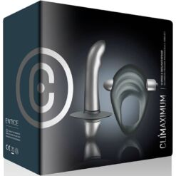 Comprar CLIMAXIMUM - ENTICE KIT ANILLO PARA PENE + VIBRADOR PRÓSTATA PRINCIPIANTES al mejor precio - Envíos Discretos