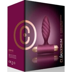 Comprar CLIMAXIMUM - ORYX PLUG ANAL TRENZADO al mejor precio - Envíos Discretos