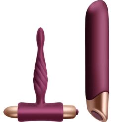 Comprar CLIMAXIMUM - RAPTURE KIT VIBRADOR CLÁSICO + PLUG ANAL PRINCIPIANTES al mejor precio - Envíos Discretos
