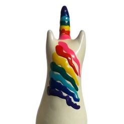Comprar CONDOMERIE - PRESERVATIVO DECORATIVO PINTADO A MANO ARCOÍRIS UNICORNIO al mejor precio - Envíos Discretos