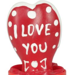 Comprar CONDOMERIE - PRESERVATIVO DECORATIVO PINTADO A MANO CORAZÓN - TE AMO MODELO 1 al mejor precio - Envíos Discretos