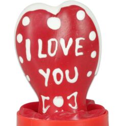 Comprar CONDOMERIE - PRESERVATIVO DECORATIVO PINTADO A MANO CORAZÓN - TE AMO MODELO 2 al mejor precio - Envíos Discretos