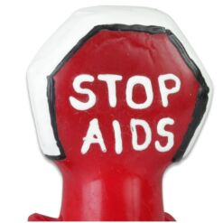 Comprar CONDOMERIE - PRESERVATIVO DECORATIVO PINTADO A MANO DETENGA EL SIDA al mejor precio - Envíos Discretos