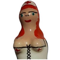 Comprar CONDOMERIE - PRESERVATIVO DECORATIVO PINTADO A MANO ENFERMERA PELIRROJA al mejor precio - Envíos Discretos