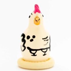 Comprar CONDOMERIE - PRESERVATIVO DECORATIVO PINTADO A MANO GALLO ENGREÍDO al mejor precio - Envíos Discretos
