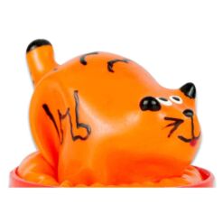 Comprar CONDOMERIE - PRESERVATIVO DECORATIVO PINTADO A MANO GATO MODELO 1 al mejor precio - Envíos Discretos