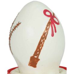 Comprar CONDOMERIE - PRESERVATIVO DECORATIVO PINTADO A MANO HUEVO DE PASCUA BLANCO al mejor precio - Envíos Discretos