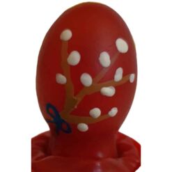 Comprar CONDOMERIE - PRESERVATIVO DECORATIVO PINTADO A MANO HUEVO DE PASCUA ROJO al mejor precio - Envíos Discretos