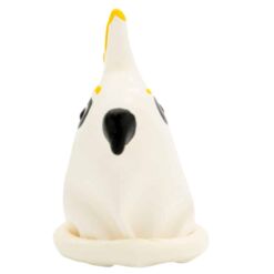 Comprar CONDOMERIE - PRESERVATIVO DECORATIVO PINTADO A MANO LORO BLANCO al mejor precio - Envíos Discretos