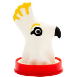 Comprar CONDOMERIE - PRESERVATIVO DECORATIVO PINTADO A MANO LORO BLANCO al mejor precio - Envíos Discretos