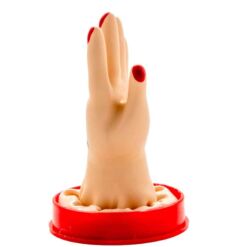 Comprar CONDOMERIE - PRESERVATIVO DECORATIVO PINTADO A MANO PALMA DE LA MANO MODELO 1 al mejor precio - Envíos Discretos