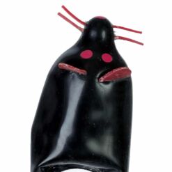 Comprar CONDOMERIE - PRESERVATIVO DECORATIVO PINTADO A MANO RATÓN NEGRO XL al mejor precio - Envíos Discretos