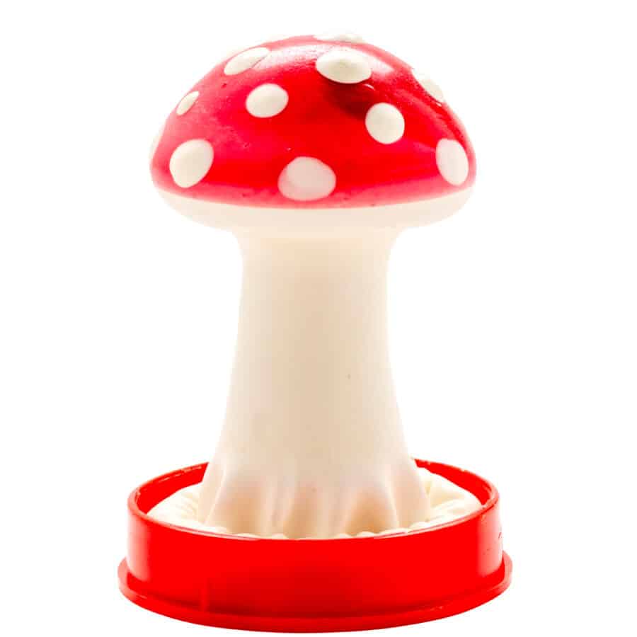 CONDOMERIE - PRESERVATIVO DECORATIVO PINTADO A MANO SETA VENENOSA MODELO 1 - piKanteo | Despierta tu lado más piKante Comprar CONDOMERIE - PRESERVATIVO DECORATIVO PINTADO A MANO SETA VENENOSA MODELO 1 al mejor precio - Envíos Discretos