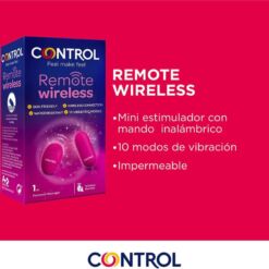 Comprar CONTROL - MASAJEADOR PERSONAL CONTROL REMOTO WIRELESS al mejor precio - Envíos Discretos