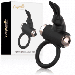 Comprar COQUETTE CHIC DESIRE - COCK RING ANILLO VIBRADOR NEGRO / GOLD al mejor precio - Envíos Discretos