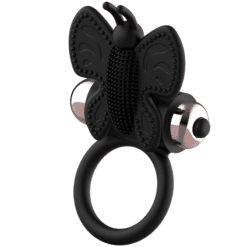 Comprar COQUETTE CHIC DESIRE - COCK RING BUTTERFLY ANILLO VIBRADOR NEGRO / GOLD al mejor precio - Envíos Discretos