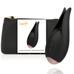 Comprar COQUETTE CHIC DESIRE - ESTIMULADOR CLÍTORIS NEGRO / GOLD FLOR al mejor precio - Envíos Discretos