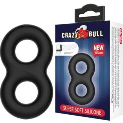 Comprar CRAZY BULL - ANILLO DOBLE SILICONA MEDICA al mejor precio - Envíos Discretos