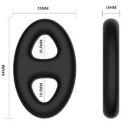 Comprar CRAZY BULL - ANILLO SILICONA DOBLE SUPER SUAVE al mejor precio - Envíos Discretos