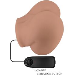 Comprar CRAZY BULL - BERNACE TRASERO VIBRADOR CON VAGINA Y ANO REALÍSTICO NATURAL CONTROL REMOTO al mejor precio - Envíos Discretos