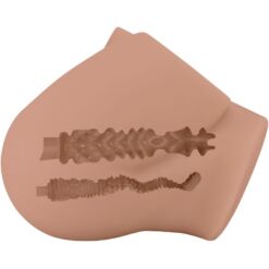 Comprar CRAZY BULL - BERNACE TRASERO VIBRADOR CON VAGINA Y ANO REALÍSTICO NATURAL CONTROL REMOTO al mejor precio - Envíos Discretos