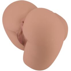 Comprar CRAZY BULL - BERNACE TRASERO VIBRADOR CON VAGINA Y ANO REALÍSTICO NATURAL CONTROL REMOTO al mejor precio - Envíos Discretos