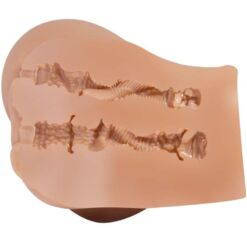 Comprar CRAZY BULL - EMILIA TRASERO VIBRADOR CON VAGINA Y ANO REALÍSTICO NATURAL CONTROL REMOTO al mejor precio - Envíos Discretos