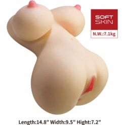 Comprar CRAZY BULL - FIONA TORSO FEMENINO REALISTA VAGINA Y ANAL 7.1 KG al mejor precio - Envíos Discretos