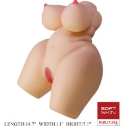 Comprar CRAZY BULL - GRACE TORSO FEMENINO REALISTA VAGINA Y ANAL 7.5 KG al mejor precio - Envíos Discretos