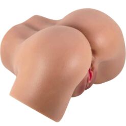 Comprar CRAZY BULL - HAILEY TRASERO VIBRADOR CON VAGINA Y ANO REALÍSTICO MULATO CONTROL REMOTO al mejor precio - Envíos Discretos