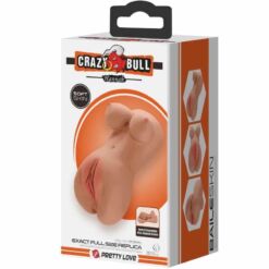 Comprar CRAZY BULL - HANNAH MASTURBADOR DOBLE VAGINA & ANO REALÍSTICOS MULATO al mejor precio - Envíos Discretos