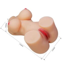 Comprar CRAZY BULL - HETTY TORSO FEMENINO REALISTA VAGINA Y ANAL 1.9 KG al mejor precio - Envíos Discretos