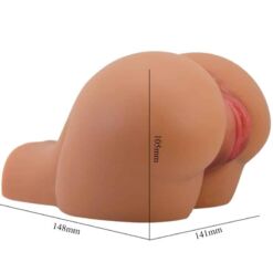 Comprar CRAZY BULL - KYLIE TRASERO VIBRADOR CON VAGINA Y ANO REALÍSTICO NATURAL CONTROL REMOTO al mejor precio - Envíos Discretos