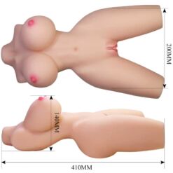 Comprar CRAZY BULL - LILY TORSO FEMENINO REALISTA VAGINA Y ANAL 4 KG al mejor precio - Envíos Discretos