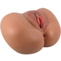 Comprar CRAZY BULL - LUNA TRASERO VIBRADOR CON VAGINA Y ANO REALÍSTICO NATURAL CONTROL REMOTO al mejor precio - Envíos Discretos
