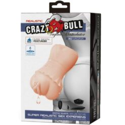 Comprar CRAZY BULL - MASTURBADOR WATER SKIN VAGINA CON BALAS VIBRADORAS al mejor precio - Envíos Discretos