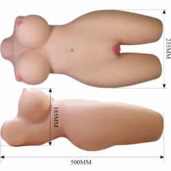 Comprar CRAZY BULL - MIA TORSO FEMENINO REALISTA VAGINA Y ANAL 8.5 KG al mejor precio - Envíos Discretos