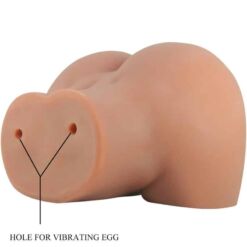 Comprar CRAZY BULL - MILA TRASERO VIBRADOR CON VAGINA Y ANO REALÍSTICO NATURAL CONTROL REMOTO al mejor precio - Envíos Discretos