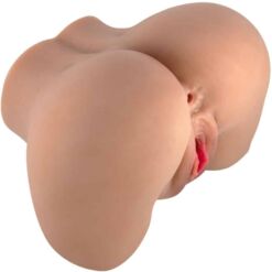 Comprar CRAZY BULL - MILA TRASERO VIBRADOR CON VAGINA Y ANO REALÍSTICO NATURAL CONTROL REMOTO al mejor precio - Envíos Discretos
