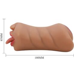Comprar CRAZY BULL - SARAH MASTURBADOR DOBLE BOCA & VAGINA NATURAL al mejor precio - Envíos Discretos