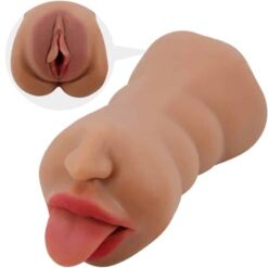 Comprar CRAZY BULL - SARAH MASTURBADOR DOBLE BOCA & VAGINA NATURAL al mejor precio - Envíos Discretos