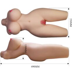 Comprar CRAZY BULL - TIFFANY TORSO FEMENINO REALISTA VAGINA Y ANAL 5.5 KG al mejor precio - Envíos Discretos