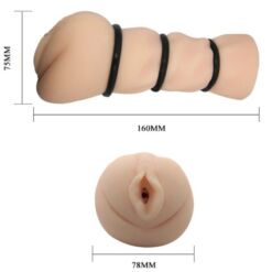 Comprar CRAZY BULL - VAGINA MASTURBADOR CON ANILLOS al mejor precio - Envíos Discretos